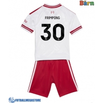 Fotballdrakt Barn Liverpool Jeremie Frimpong #30 Bortedraktsett 2026-27 Kortermet (+ Korte bukser)